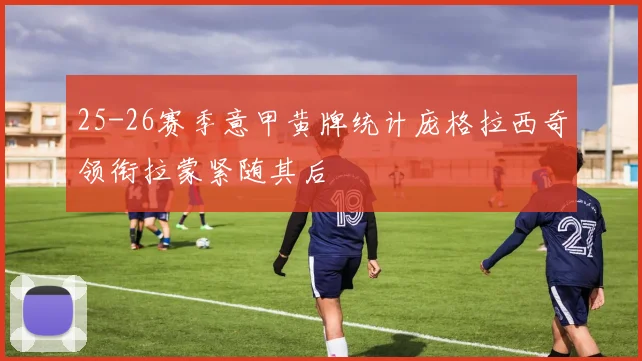 25-26赛季意甲黄牌统计庞格拉西奇领衔拉蒙紧随其后